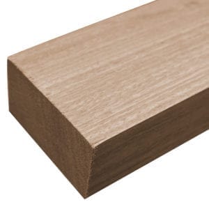 end piece of 2x4 ipe hardwood decking