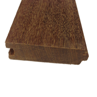 end piece of tongue and groove hardwood decking