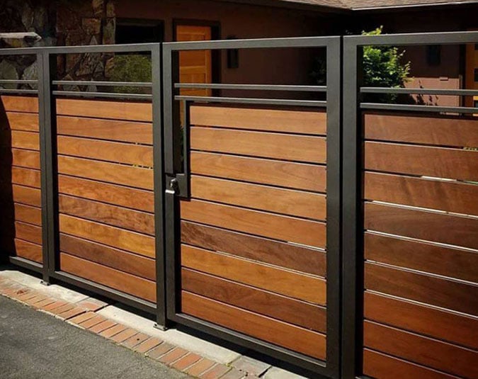 hardwood gate