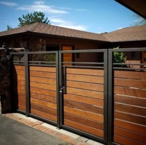 hardwood gate