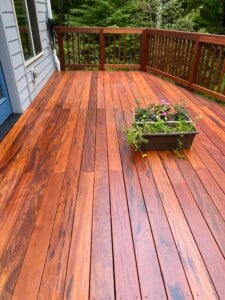Tigerwood and batu deck project Tigerwood and batu deck project