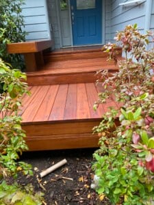 Tigerwood and batu deck project Tigerwood and batu deck project